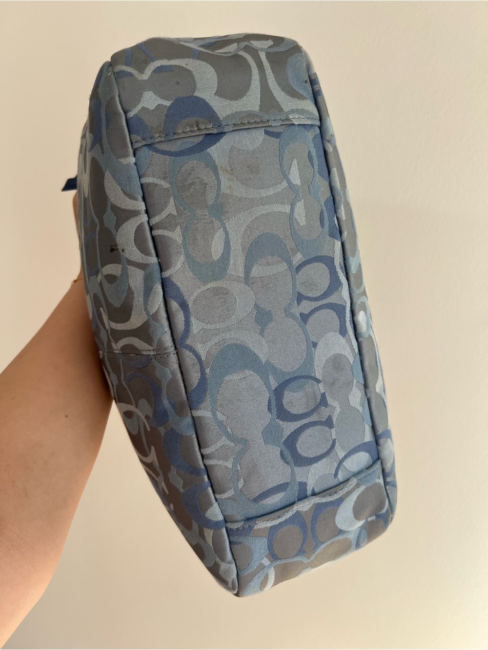 Vintage Coach Signature Canvas Tote Bag - Picture 3 of 7